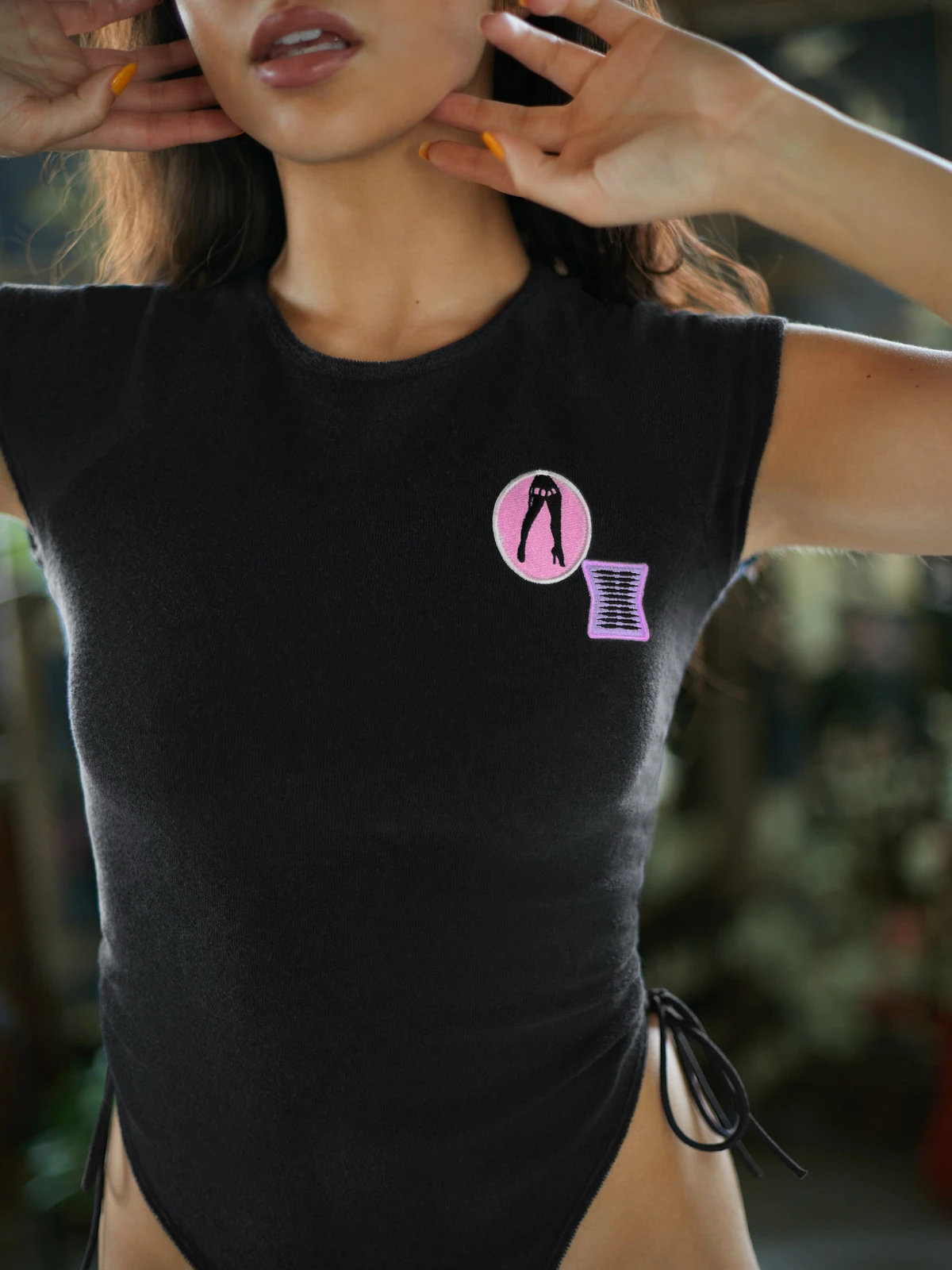 70s Ruched Terry Thong Teddy 5 70s Ruched Terry Thong Teddy – Bild 3