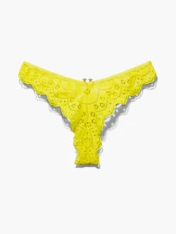 Bombshell Broderie High Leg Lace Thong -Savage X Fenty BOMBSHELL BRODERIE HIGH LEG LACE THONG UD2147029 9047 LAYDOWN 1200x1600 1