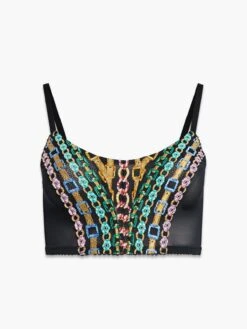 Chained In Lace Bustier -Savage X Fenty CHAINED IN LACE BUSTIER LI2356753 8322 LAYDOWN 1200x1600 1