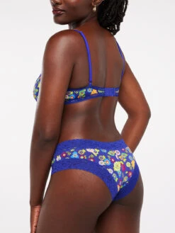 Cotton Essentials Lace-Trim Cheeky Panty