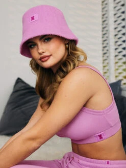 Fuzz Fit Knit Bucket Hat