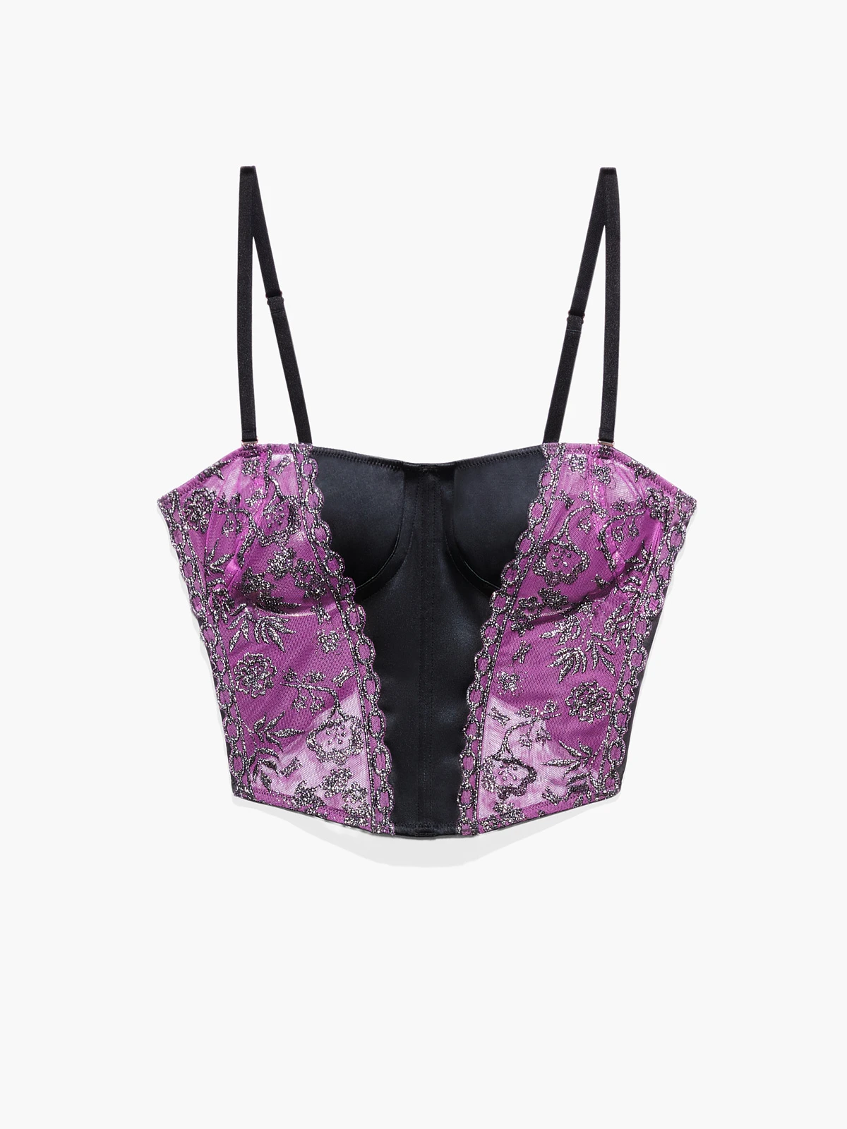 Gilded Chains Embroidered Mesh Bustier 4 Gilded Chains Embroidered Mesh Bustier – Bild 2