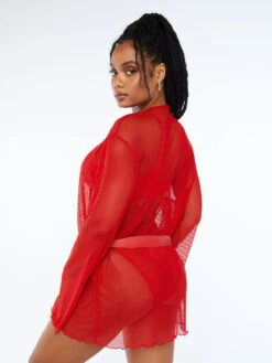 Glossy Flossy Fishnet Robe -Savage X Fenty GLOSSY FLOSSY FISHNET ROBE SQ2250537 6036 3 1200x1600 1