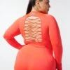 Lace Up Open-Back Long-Sleeve Top -Savage X Fenty LACE UP OPEN BACK LONG SLEEVE TOP TP2457654 7493 1 1200x1600 1