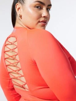 Lace Up Open-Back Long-Sleeve Top -Savage X Fenty LACE UP OPEN BACK LONG SLEEVE TOP TP2457654 7493 4 1200x1600 1