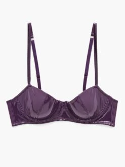 Leather Tease Vinyl Low-Cut Balconette Bra -Savage X Fenty LEATHER TEASE VINYL LOW CUT BALCONETTE BRA BA2148321 5228 LAYDOWN 1200x1600 1