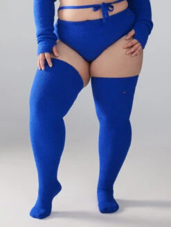 Ms. Minx Knit Slipper Stockings (1X-3X)