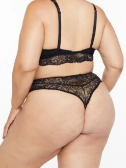 Romantic Corded Lace High-Waist Thong -Savage X Fenty ROMANTIC CORDED LACE HIGH WAIST THONG UD2148533 0687 2 1200x1600 1