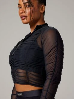 Ruche Hour Long-Sleeve Zip Top -Savage X Fenty RUCHE HOUR LONG SLEEVE ZIP TOP TP2355688 0687 5 1200x1600 1