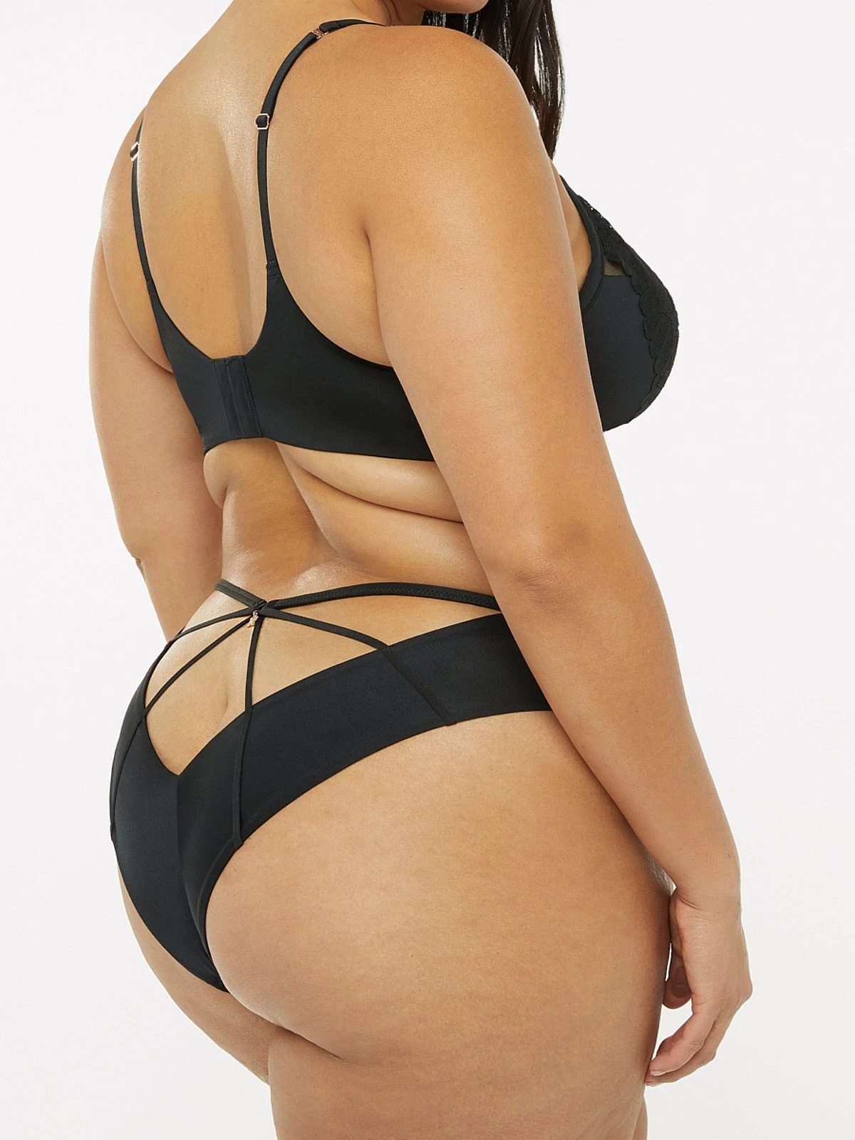 Savage Not Sorry Microfiber & Lace Half Cup Bra 4 Savage Not Sorry Microfiber & Lace Half Cup Bra – Bild 2