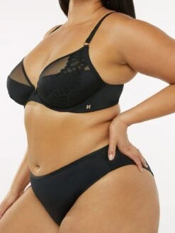 Savage Not Sorry Microfiber & Lace Half Cup Bra 9 Savage Not Sorry Microfiber & Lace Half Cup Bra -Savage X Fenty SAVAGE NOT SORRY MICROFIBER AND LACE HALF CUP BRA BA2042963 0687 3 1200x1600 1