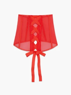 Sheer X Lace-Up Skirt -Savage X Fenty SHEER X LACE UP SKIRT LI2253475 7493 LAYDOWN 1200x1600 1