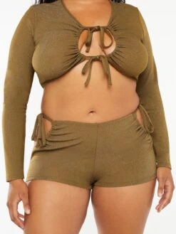 Sleep & Shine Booty Short With Tie -Savage X Fenty SLEEP AND SHINE BOOTY SHORT WITH TIE SQ2149280 3889 3 1200x1600 1