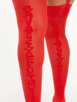 Tagged By Savage Logo Stockings -Savage X Fenty TAGGED BY SAVAGE LOGO STOCKINGS AC2149742 6036 4 1200x1600 1