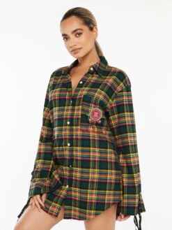 Tied Up Tartan PJ Raw Hem Sleep Shirt -Savage X Fenty TIED UP TARTAN PJ RAW HEM SLEEP SHIRT SQ2149259 10304 3 1200x1600 1