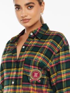 Tied Up Tartan PJ Raw Hem Sleep Shirt -Savage X Fenty TIED UP TARTAN PJ RAW HEM SLEEP SHIRT SQ2149259 10304 4 1200x1600 1