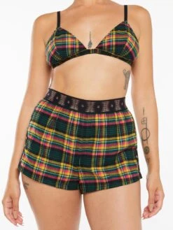 Tied Up Tartan Sleep Short -Savage X Fenty TIED UP TARTAN SLEEP SHORT SQ2149257 10304 3 1200x1600 1