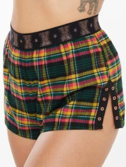 Tied Up Tartan Sleep Short -Savage X Fenty TIED UP TARTAN SLEEP SHORT SQ2149257 10304 4 1200x1600 1