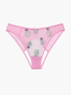 Tutti Fruity Embroidered Open Back High Leg Bikini -Savage X Fenty TUTTI FRUITY EMBROIDERED OPEN BACK HIGH LEG BIKINI UD2042756 7237 LAYDOWN 1200x1600 1
